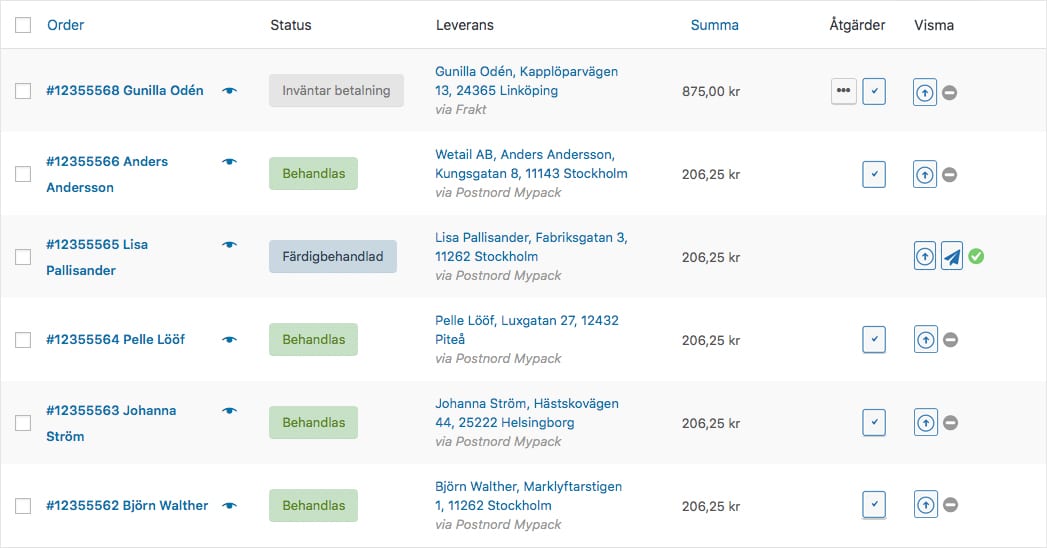 Visma_Order_Admin Visma Integration - order admin